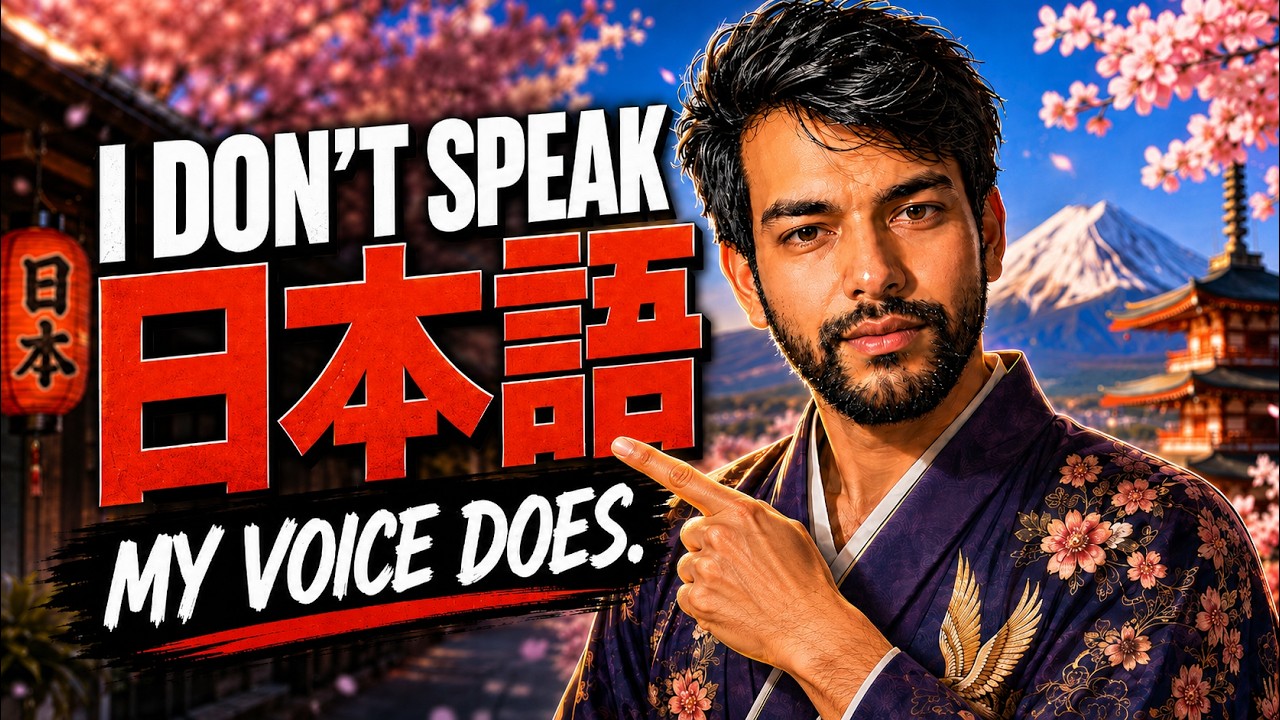 I Don't Speak Japanese. My Voice Does.