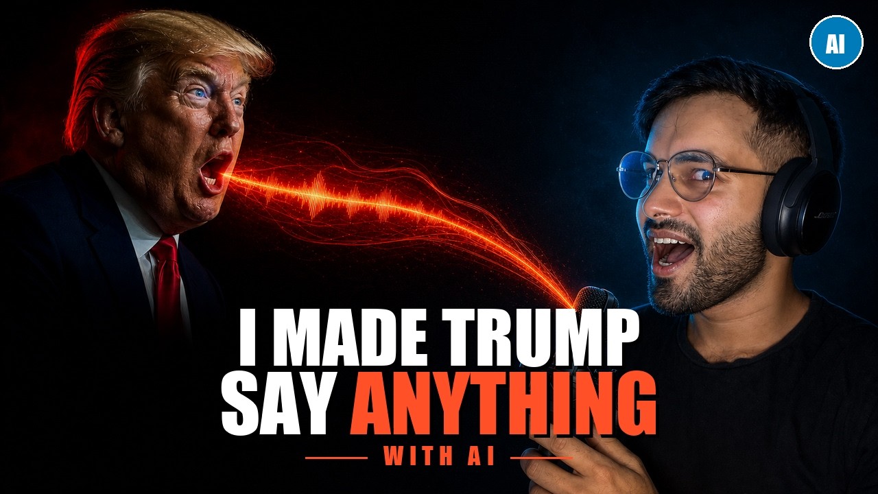 I Made Trump Say Anything With AI — 100% Free Voice Cloning in 22 Minutes